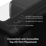 ⁦HYTE X50 ATX Case with Tempered Glass Side Panel - Pitch Black⁩ - الصورة ⁦5⁩