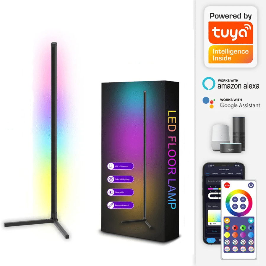 Corner Floor RGB Lamp