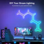 ⁦Y Shaped Light RGB Panels⁩ - الصورة ⁦3⁩