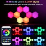 ⁦Hexagon Wall RGB Lights ( 6PCS)⁩ - الصورة ⁦2⁩