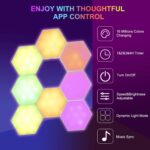 ⁦Hexagon Wall RGB Lights ( 6PCS)⁩ - الصورة ⁦4⁩