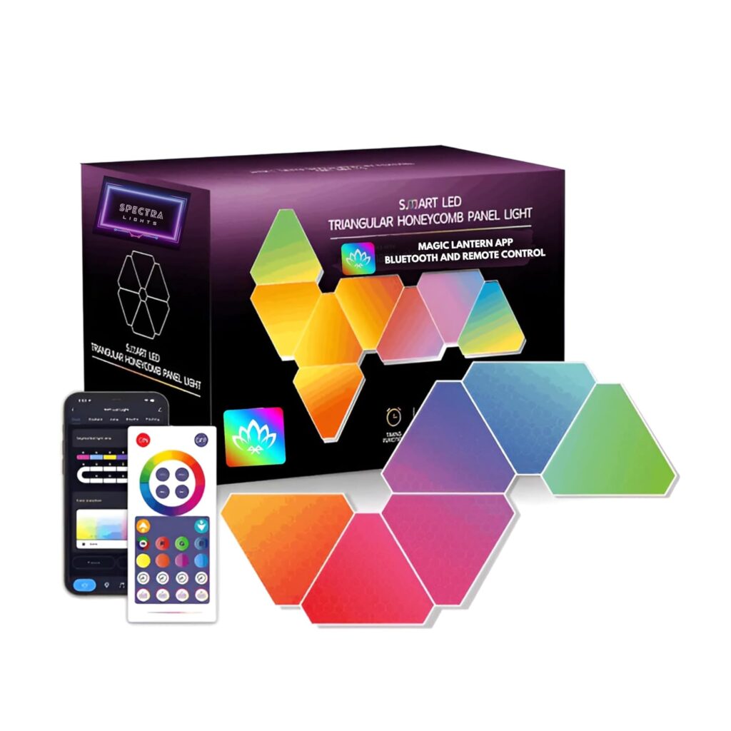 Nano Lights Triangle Wall RGB Lights ( 6PCS)