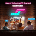 ⁦Triangle RBG Wall Lights ( 6PCS Set)⁩ - الصورة ⁦2⁩