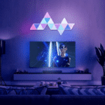 ⁦Triangle RBG Wall Lights ( 6PCS Set)⁩ - الصورة ⁦4⁩