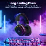 ⁦ATTACK SHARK G800 Wireless Gaming Headset - Black⁩ - الصورة ⁦2⁩