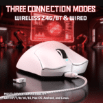 ⁦Attack Shark V3 Tri-Mode White⁩ - الصورة ⁦4⁩