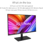 ⁦ASUS ProArt Display (PA328QV) – IPS, QHD (2560 x 1440)⁩ - الصورة ⁦10⁩