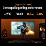 ⁦ASUS TUF Gaming  VG249QML5A Monitor  ( 24-inch FHD - Fast-IPS, 240Hz )⁩ - الصورة ⁦3⁩