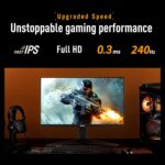 ⁦ASUS TUF Gaming  VG279QML5A  Monitor ( 27-inch Full HD Fast-IPS panel, 240Hz)⁩ - الصورة ⁦6⁩