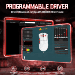 ⁦Attack Shark V3 Tri-Mode White⁩ - الصورة ⁦9⁩