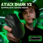⁦Attack Shark V3 Tri-Mode Black⁩ - الصورة ⁦3⁩