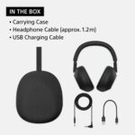 ⁦Sony WH-1000XM6 - Black⁩ - الصورة ⁦3⁩