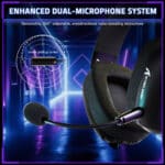 ⁦Attack Shark L80PRO Wireless Headset - Black⁩ - الصورة ⁦8⁩