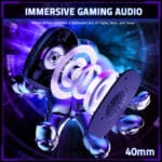 ⁦Attack Shark L80PRO Wireless Headset - Black⁩ - الصورة ⁦9⁩
