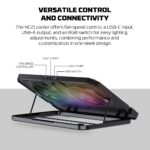 ⁦FANTECH NC21 NOTEBOOK COOLER LAPTOP COOLING PAD⁩ - الصورة ⁦5⁩