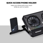 ⁦FANTECH NC21 NOTEBOOK COOLER LAPTOP COOLING PAD⁩ - الصورة ⁦6⁩