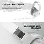 ⁦Fantech Trinity MH88 Gaming Headset - White⁩ - الصورة ⁦6⁩