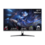 Game On GOPS27QHD180IPS QHD IPS Panel,180Hz Refresh Rate, 0.5ms Response Time, 2.1 HDMI, G-Sync & FreeSync, HDR, Console Ready