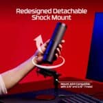 ⁦HyperX QuadCast 2S Microphone - Black⁩ - الصورة ⁦8⁩