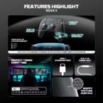 ⁦FANTECH WGP16 NOVA II Wireless GAMEPAD Black⁩ - الصورة ⁦3⁩