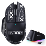 ⁦ATTACK SHARK V6 Wireless Gaming Mouse - Black⁩ - الصورة ⁦2⁩