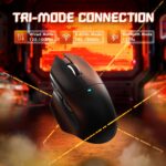 ⁦ATTACK SHARK V6 Wireless Gaming Mouse - Black⁩ - الصورة ⁦5⁩