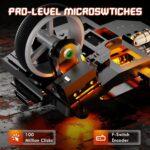 ⁦ATTACK SHARK V6 Wireless Gaming Mouse - Black⁩ - الصورة ⁦9⁩